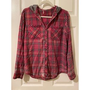 Distressed Plaid Flannel